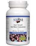 Acai Berry Concentrate 4:1, 500 mg, 90 капсули, Natural Factors - 1t