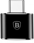 Адаптер Baseus - CATOTG-01, USB-C/USB-A, черен - 4t