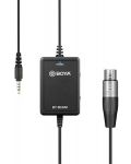 Адаптер Boya - BY-BCA60, XLR/3.5 mm TRRS, черен - 1t