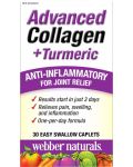 Advanced Collagen + Turmeric, 30 мини каплети, Webber Naturals - 1t