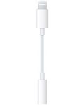Адаптер Apple  - Lightning/жак 3.5 mm, бял - 1t