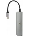 Адаптер Xtorm - USB-C към HDMI/USB, сив - 3t