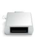 Адаптер Satechi - ST-TCUAS, USB-C/USB-A, сребрист - 4t