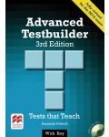 Advanced Testbuilder + audio CD and key (3-rd edition) / Английски за сертификат - ниво C1 (Помагало с отговори и CD) - 1t
