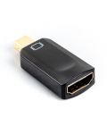 Адаптер Lanberg - AD-0004-BK, Mini DP/HDMI, черен - 2t