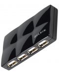 Адаптер Belkin - USB 2.0, 7 ports, черен - 1t