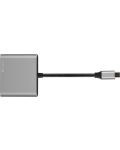 Адаптер Tracer - А-1, USB-C/HDMI/USB 3.1, USB-C, сив - 3t