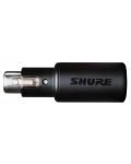 Адаптер за микрофон Shure - MVX2U, XLR/USB, черен - 3t