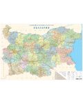 Административна карта на България (1:540 000) - 1t