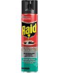 Raid Аерозол срещу пълзящи насекоми, Евкалипт, червен, 400 ml - 1t