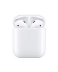 Слушалки Apple AirPods2 with Wireless Charging Case - бели - 3t