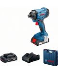 Акумулаторен ударен гайковерт Bosch - Professional GDR 180-Li, 2xGBA 18V 2.0Ah - 1t