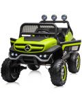 Акумулаторен джип Chipolino - Mercedes Unimog, зелен - 10t