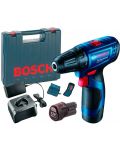 Акумулаторен винтоверт Bosch - Professional GSR 120-LI, 23 броя консумативи - 1t