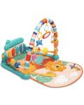 Активна гимнастика Caretero Toyz - Zoo Mat Turquise - 1t