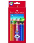 Акварелни моливи Faber-Castell Grip 2001 - 24 цвята - 1t