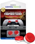 Аксесоар KontrolFreek - Performance Thumbsticks FPS Freek Inferno, червен/бял (PS4/PS5) - 1t