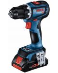 Акумулаторен винтоверт Bosch - ProfessionalGSR 18V-90 C, 2 x GBA 18V 4.0Ah, GAL 18V-40 - 2t