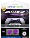 Аксесоар KontrolFreek - Performance Thumbsticks + Precision Rings Fenzy Edition,лилав (PS4/PS5) - 1t