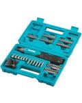 Акумулаторен винтоверт Makita - DF001DW, 3.6V, 1.5 Ah + 81 накрайника в куфар - 4t