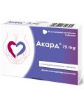 Акард, 75 mg, 30 таблетки, Polpharma - 1t