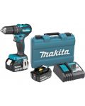 Акумулаторен ударен винтоверт Makita - DHP483RFE, 18V - LXT, 1.5-13 mm, 2xBL1830 - 1t