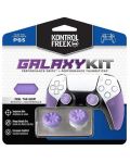 Аксесоар KontrolFreek - Galaxy Kit, Performance Grips + Performance Thumbsticks, лилав (PS5) - 1t