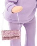Аксесоари за кукла Orange Toys Sweet Sisters - Розови обувки, чанта и лилав кичур - 4t