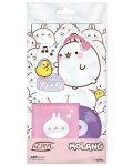 Акрилна фигура ABYstyle Animation: Molang - Music fan Molang - 2t