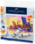 Акварелни бои Faber-Castell - Creative Studio, 24 цвята, 9 ml - 1t
