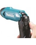 Акумулаторен винтоверт Makita - DF001DW, 3.6V, 1.5 Ah + 81 накрайника в куфар - 6t