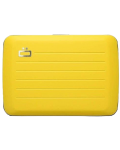 Алуминиев портфейл Ogon Stockholm - V2, жълт - 2t