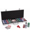 Алуминиево куфарче Foxy Trade, с 500 покер чипа - 2t