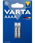 Алкални батерии VARTA -  AAAA, 2 бр. - 1t