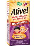 Alive Multi-Vitamin Gummies за деца, 30 желирани таблетки, Nature's Way - 1t