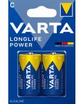 Алкални батерии VARTA - Longlife Power, C, 2 бр. - 1t
