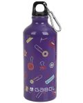Алуминиева бутилка за вода Gabol Diary - 600 ml - 1t