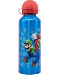 Алуминиева бутилка Stor Super Mario - 530 ml - 2t