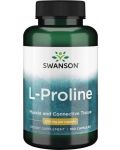 L-Proline, 500 mg, 100 капсули, Swanson - 1t