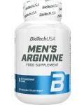 Men's Arginine, 90 капсули, BioTech USA - 1t