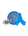 Плюшена играчка Амеба - синя (Amoeba proteus) - 2t