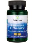 Suntheanine L-Theanine, 100 mg, 60 капсули, Swanson - 1t