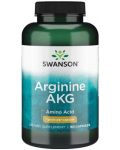 Arginine AKG, 1 g, 90 капсули, Swanson - 1t