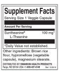 Suntheanine L-Theanine, 100 mg, 60 капсули, Swanson - 2t