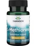 L-Methionine, 500 mg, 30 капсули, Swanson - 1t