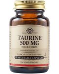 Taurine, 500 mg, 50 растителни капсули, Solgar - 1t