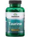 Taurine, 500 mg, 100 капсули, Swanson - 1t