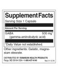 GABA, 500 mg, 100 капсули, Swanson - 2t
