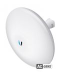 Антена Ubiquiti - NanoBeam 5AC Gen2, бяла - 1t