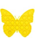 Антистрес играчка Poppit fidget - Пеперуда, жълта - 1t